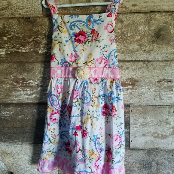 Youth Girl Floral Strap Dress - Picture 3 of 4